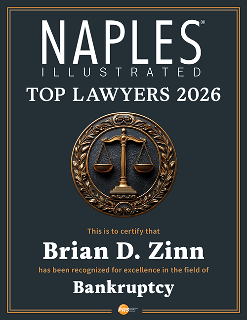 Brian Zinn Naples 2026 Bankruptcy Lawyer awards